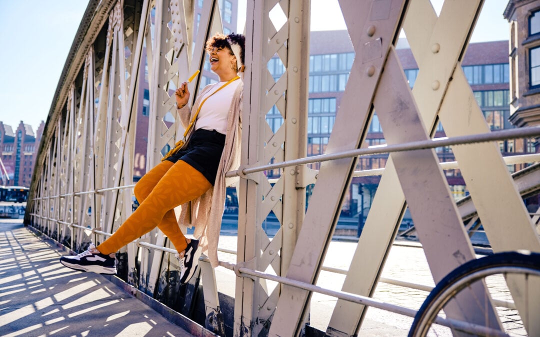 Dame mit medi Kompressionsversorgung